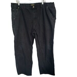 Stanley Jeans Mens 42x30 (marked42x32) Black Workwear Outdoor Straight Leg Pants